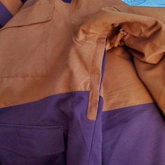 Men's - Mountain Warehouse Winter Jacket - burgundy/purple and rust colours - Picture 12 of 15